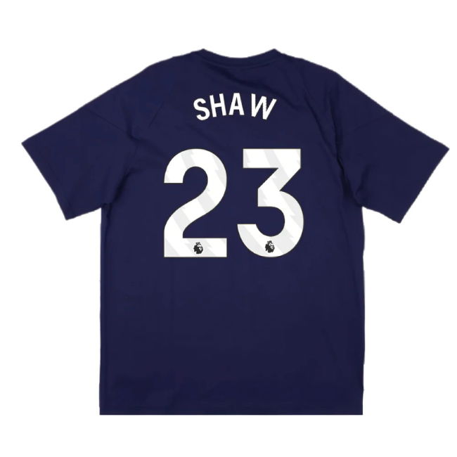 2024-2025 Man Utd Training Tee (Night Indigo) (Shaw 23)
