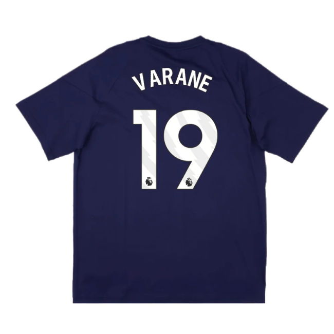 2024-2025 Man Utd Training Tee (Night Indigo) (Varane 19)