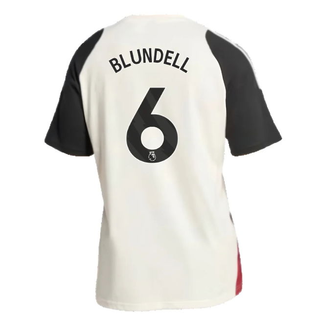 2024-2025 Man Utd Training Tee (Off White) (Blundell 6)