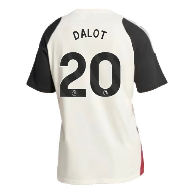 2024-2025 Man Utd Training Tee (Off White) (Dalot 20)