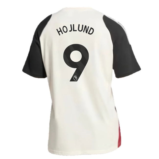 2024-2025 Man Utd Training Tee (Off White) (Hojlund 9)