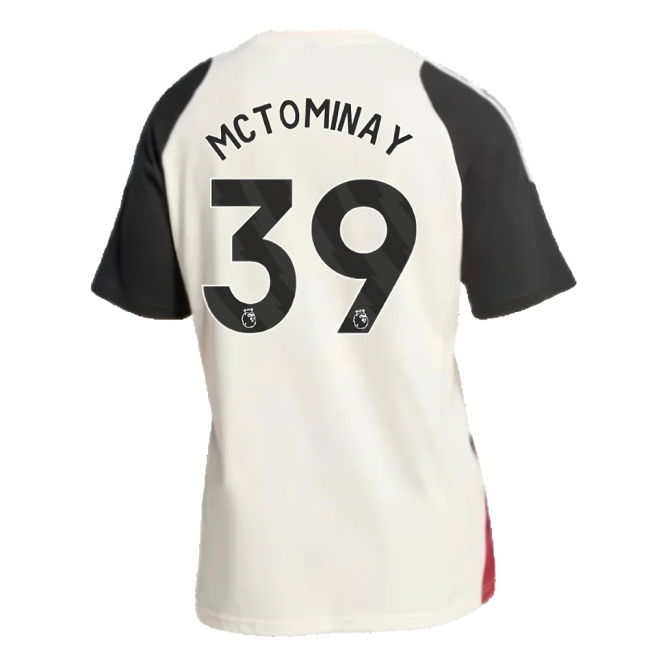 2024-2025 Man Utd Training Tee (Off White) (McTominay 39)
