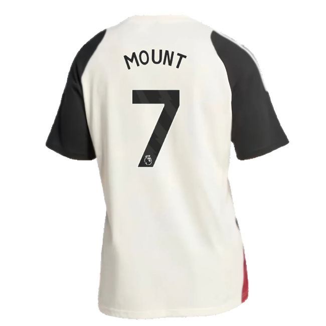 2024-2025 Man Utd Training Tee (Off White) (Mount 7)