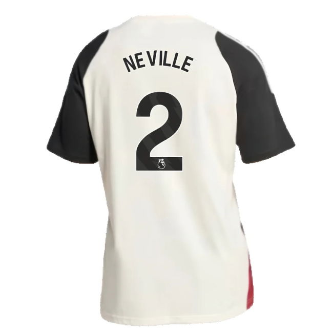 2024-2025 Man Utd Training Tee (Off White) (Neville 2)