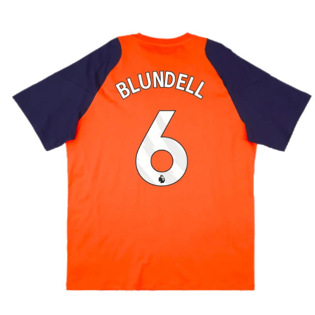 2024-2025 Man Utd Training Tee (Red) (Blundell 6)