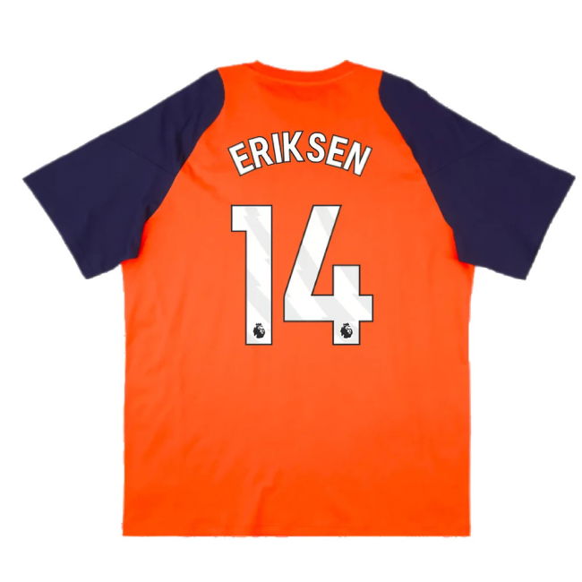 2024-2025 Man Utd Training Tee (Red) (Eriksen 14)