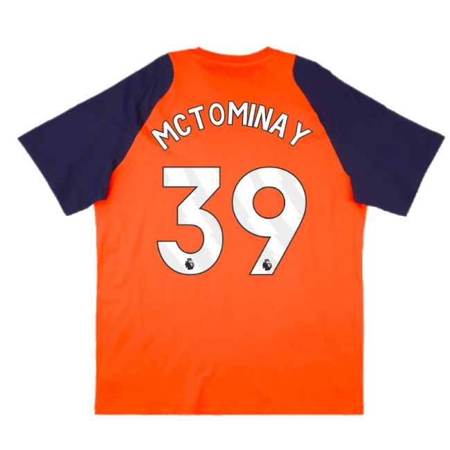 2024-2025 Man Utd Training Tee (Red) (McTominay 39)