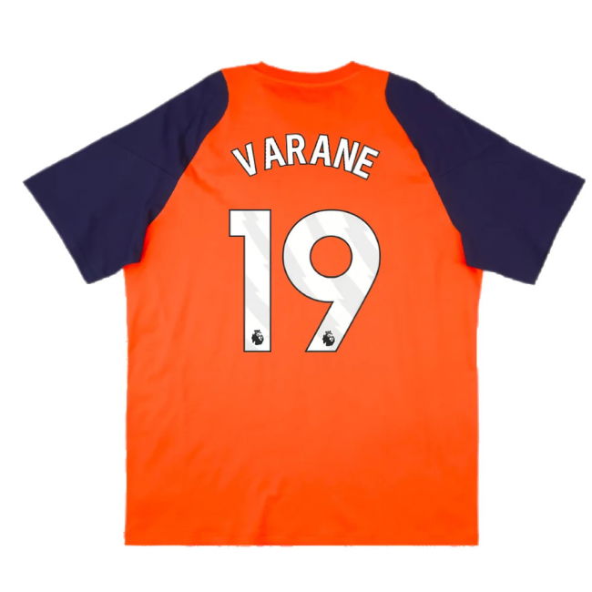 2024-2025 Man Utd Training Tee (Red) (Varane 19)