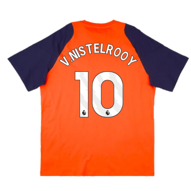 2024-2025 Man Utd Training Tee (Red) (V.Nistelrooy 10)