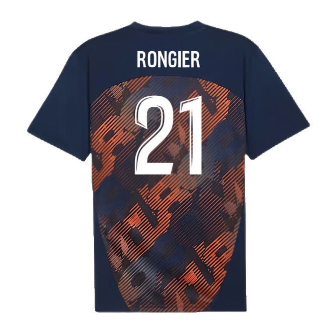2024-2025 Marseille Pre-Match Shirt (Club Navy) (Rongier 21)