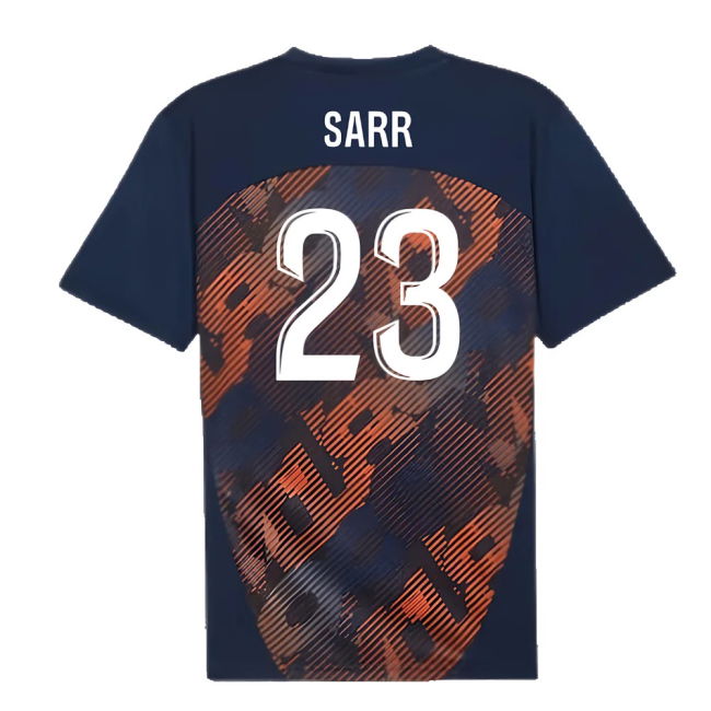 2024-2025 Marseille Pre-Match Shirt (Club Navy) (Sarr 23)