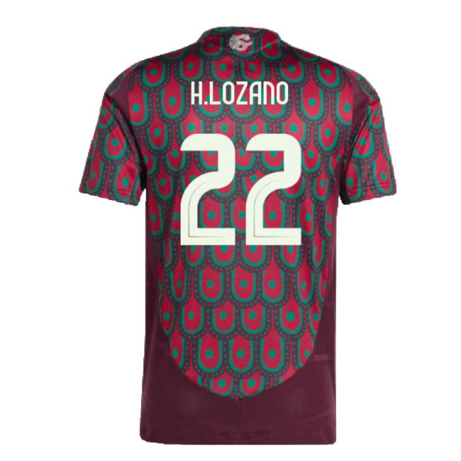 2024-2025 Mexico Authentic Home Shirt (H.LOZANO 22)