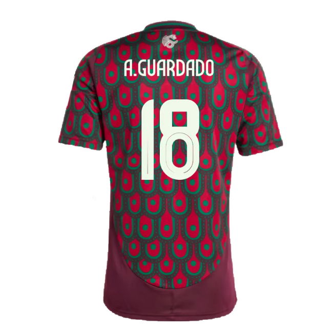 2024-2025 Mexico Home Shirt (A.GUARDADO 18)