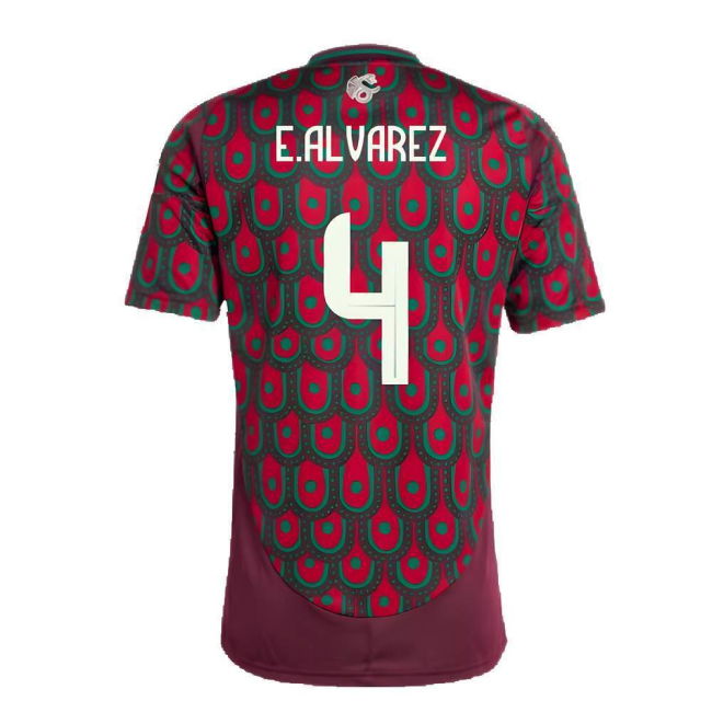 2024-2025 Mexico Home Shirt (E.ALVAREZ 4)