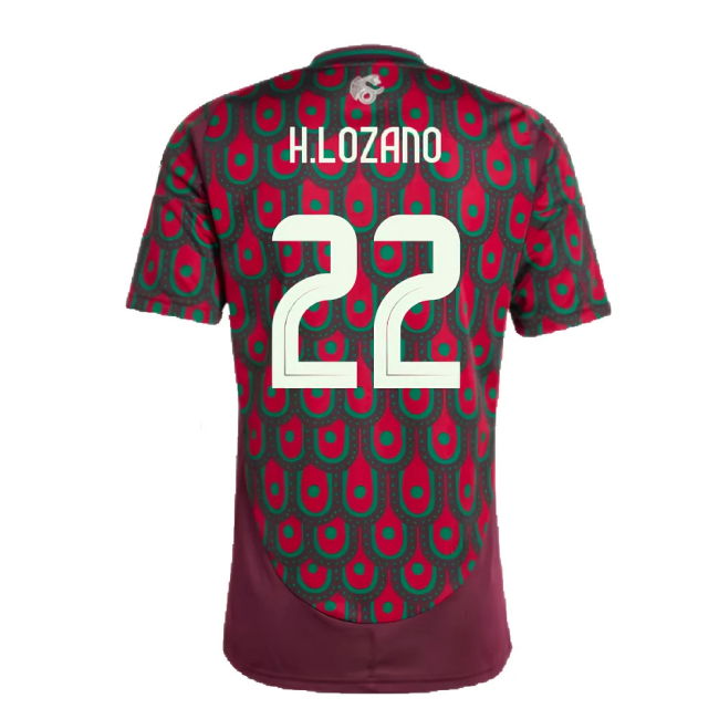 2024-2025 Mexico Home Shirt (H.LOZANO 22)