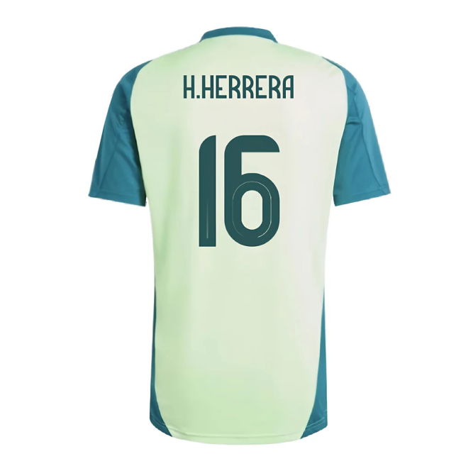 2024-2025 Mexico Training Jersey (Green) (H.HERRERA 16)
