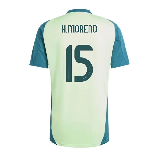 2024-2025 Mexico Training Jersey (Green) (H.MORENO 15)