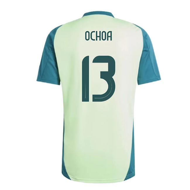 2024-2025 Mexico Training Jersey (Green) (OCHOA 13)