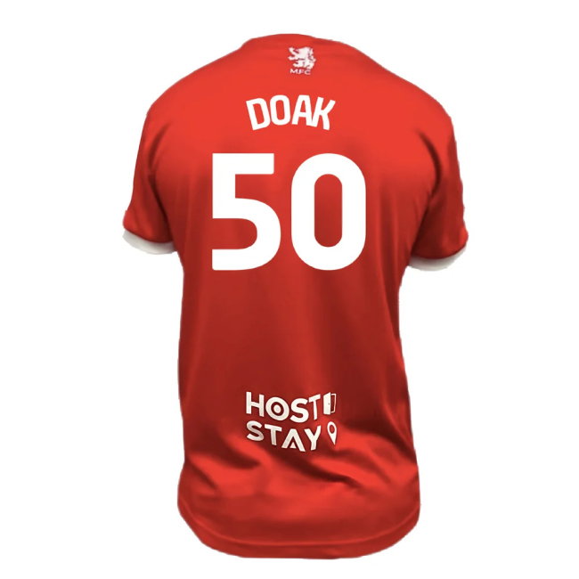 2024-2025 Middlesbrough Home Shirt (Doak 50)