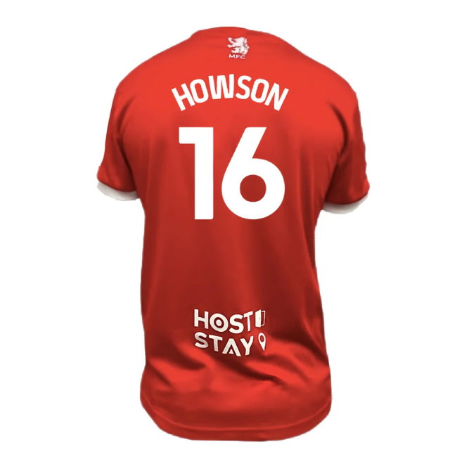 2024-2025 Middlesbrough Home Shirt (Howson 16)