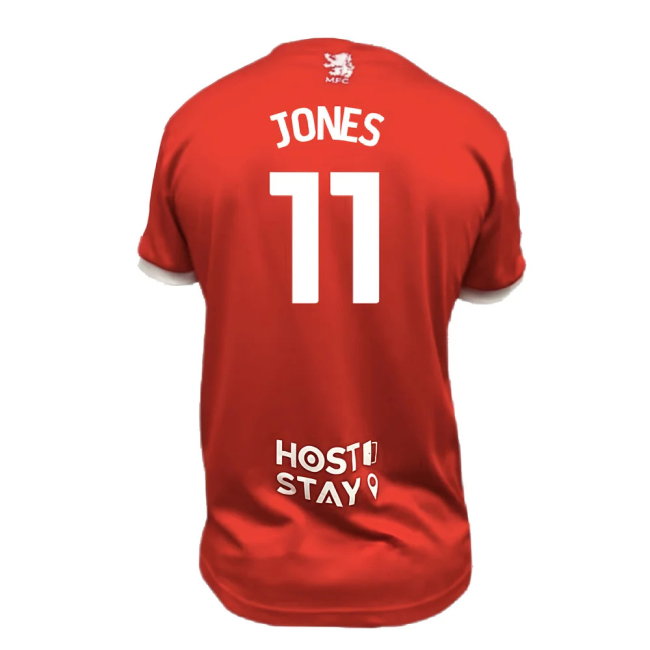 2024-2025 Middlesbrough Home Shirt (Jones 11)