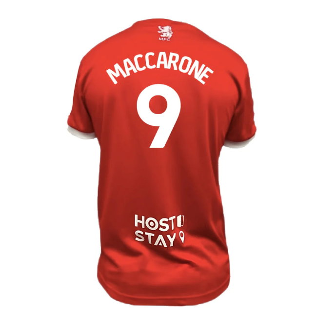 2024-2025 Middlesbrough Home Shirt (Maccarone 9)
