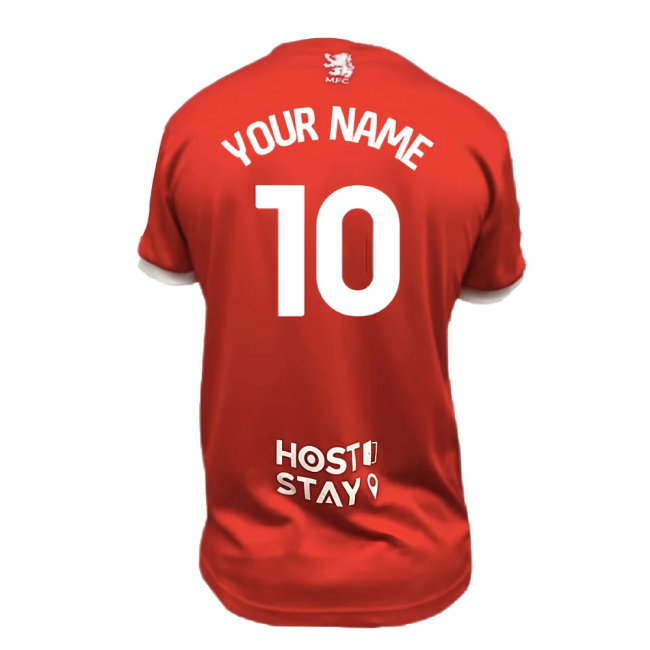 2024-2025 Middlesbrough Home Shirt (Your Name)