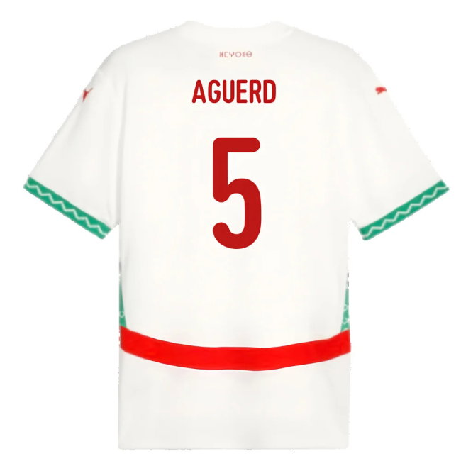 2024-2025 Morocco Away Shirt (Aguerd 5)