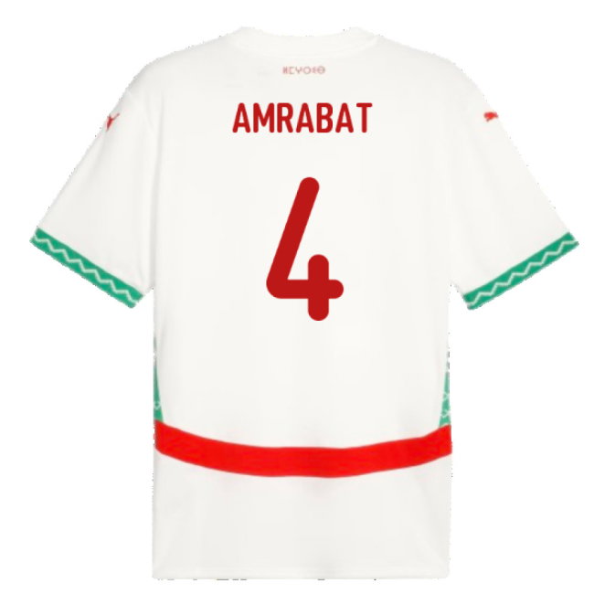 2024-2025 Morocco Away Shirt (Amrabat 4)
