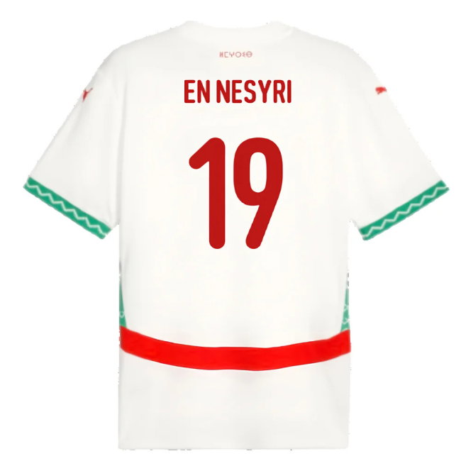 2024-2025 Morocco Away Shirt (En Nesyri 19)