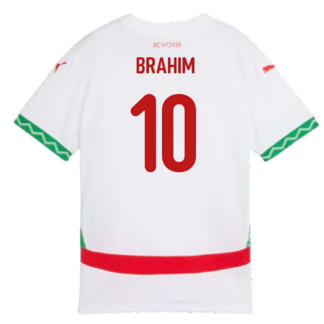 2024-2025 Morocco Away Shirt (Kids) (Brahim 10)