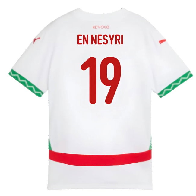 2024-2025 Morocco Away Shirt (Kids) (En Nesyri 19)