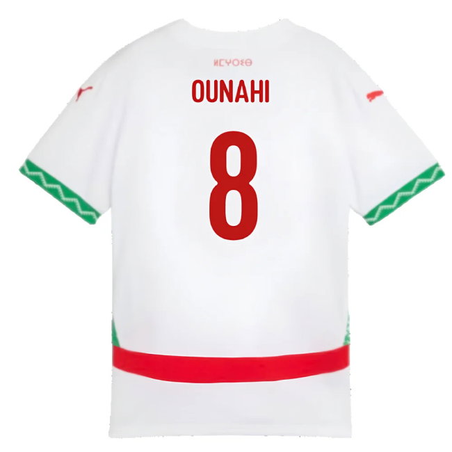2024-2025 Morocco Away Shirt (Kids) (Ounahi 8)