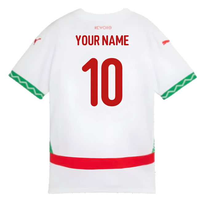 2024-2025 Morocco Away Shirt (Kids) (Your Name)