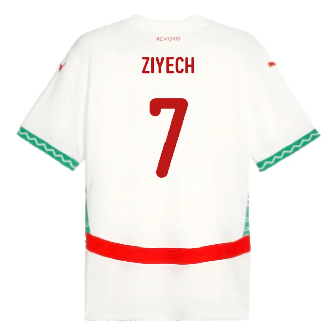 2024-2025 Morocco Away Shirt (Ziyech 7)