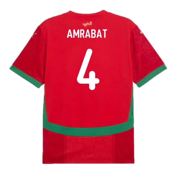 2024-2025 Morocco Home Shirt (Amrabat 4)