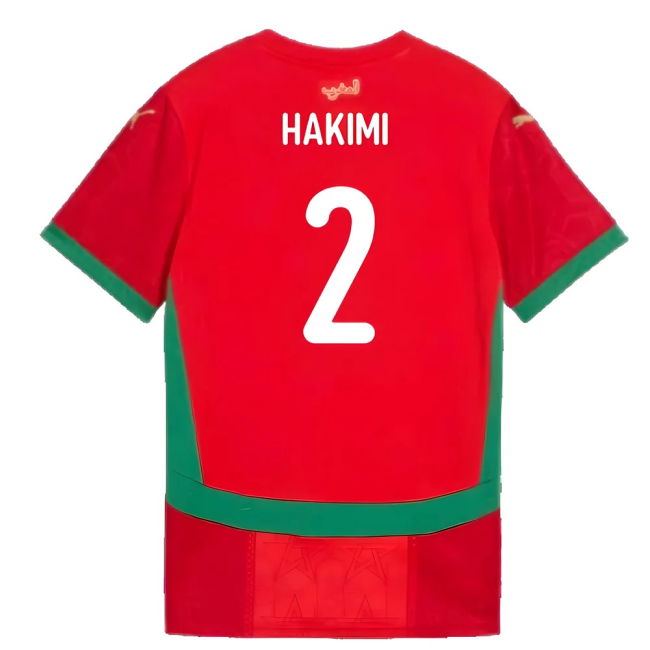 2024-2025 Morocco Home Shirt (Womens) (Hakimi 2)