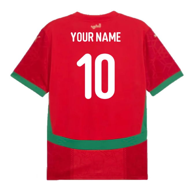 2024-2025 Morocco Home Shirt (Your Name)
