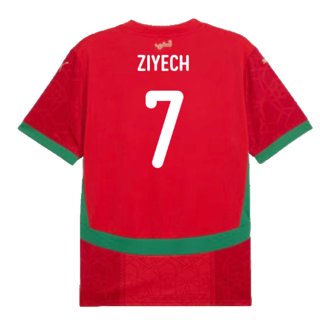 2024-2025 Morocco Home Shirt (Ziyech 7)