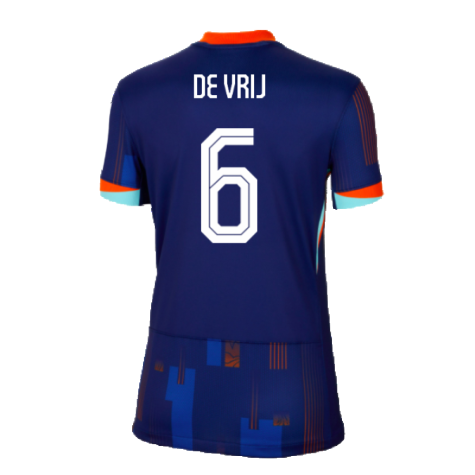 2024-2025 Netherlands Away Shirt (Womens) (De Vrij 6)
