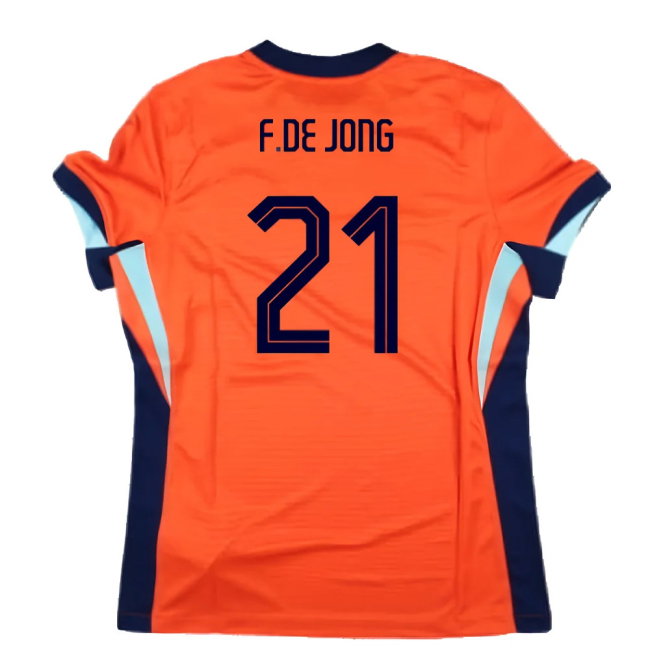 2024-2025 Netherlands Home Shirt (Womens) (F.De Jong 21)