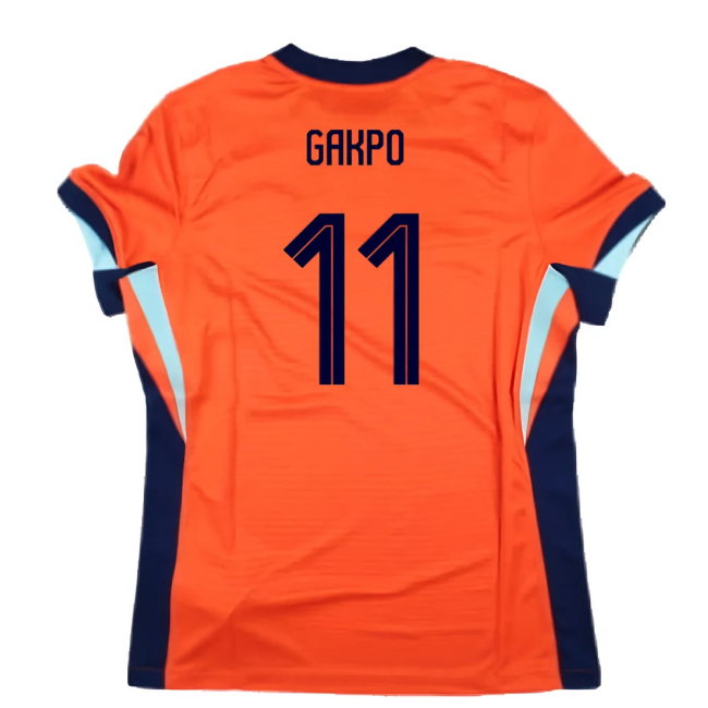 2024-2025 Netherlands Home Shirt (Womens) (Gakpo 11)