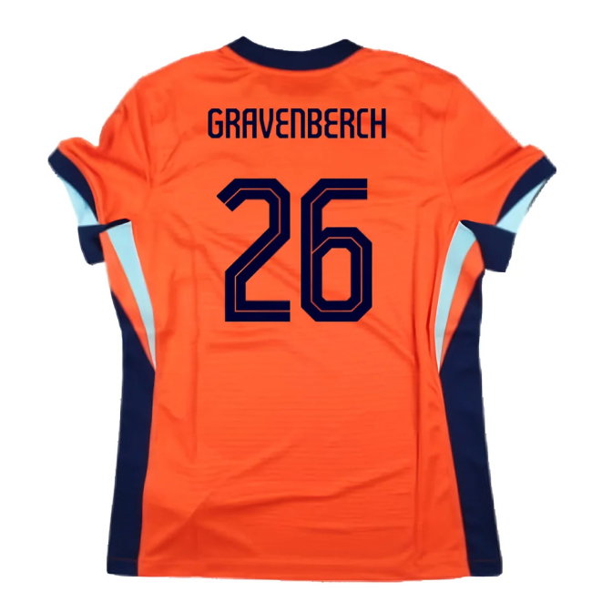 2024-2025 Netherlands Home Shirt (Womens) (Gravenberch 26)