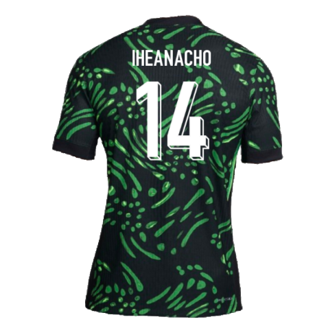 2024-2025 Nigeria Away Dri-Fit ADV Authentic Shirt (Iheanacho 14)
