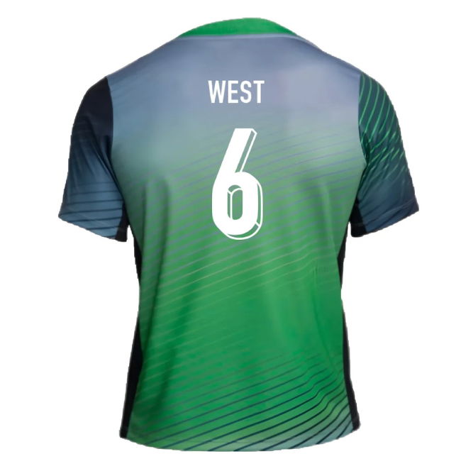2024-2025 Nigeria Pre-Match Training Shirt (Cool Grey) (West 6)