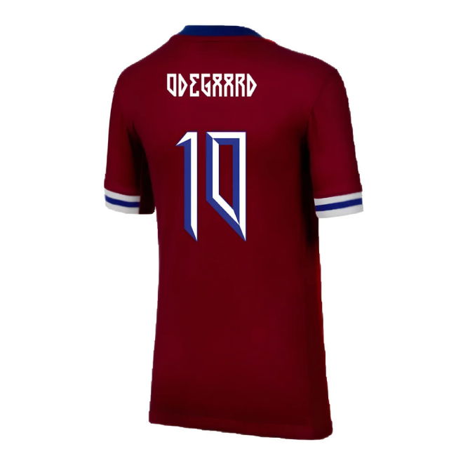 2024-2025 Norway Home Shirt (Kids) (ODEGAARD 10)