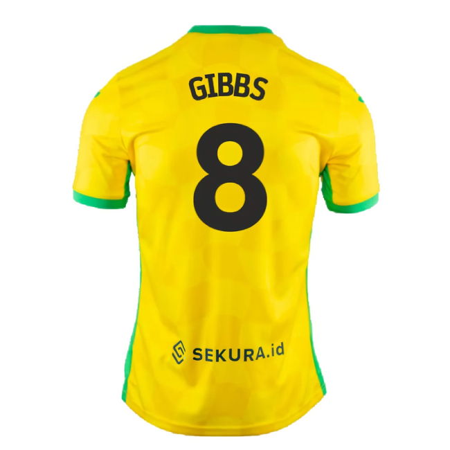 2024-2025 Norwich Home Shirt (Gibbs 8)