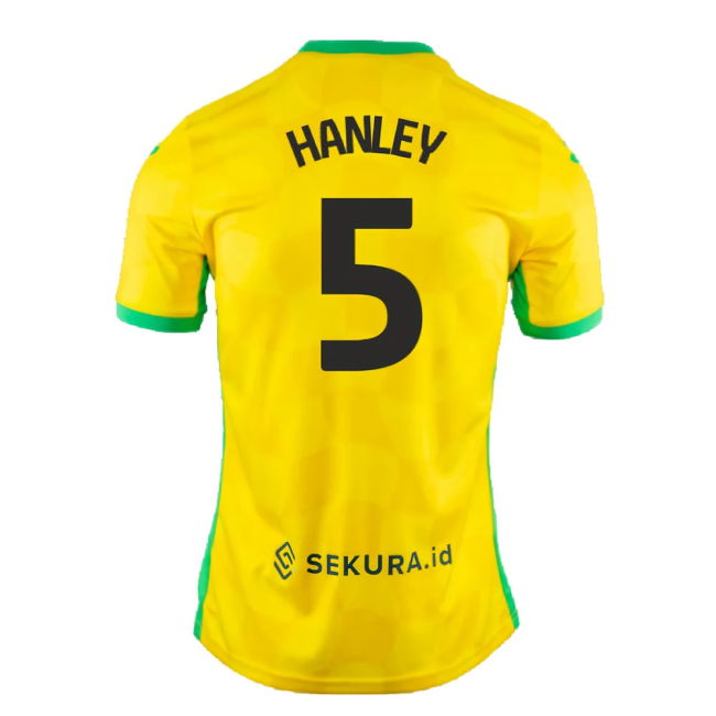 2024-2025 Norwich Home Shirt (Hanley 5)