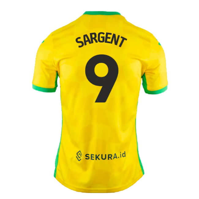 2024-2025 Norwich Home Shirt (Sargent 9)