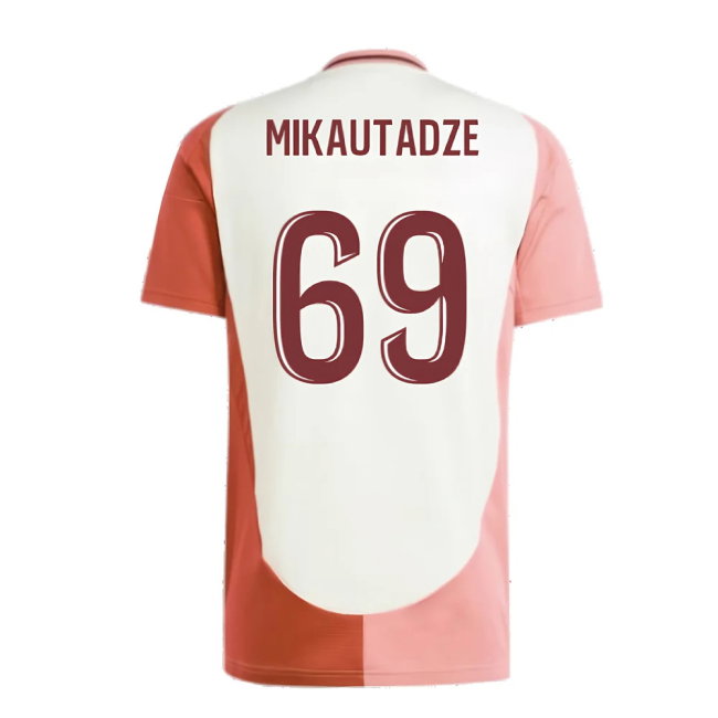 2024-2025 Olympique Lyon Third Shirt (Mikautadze 69)
